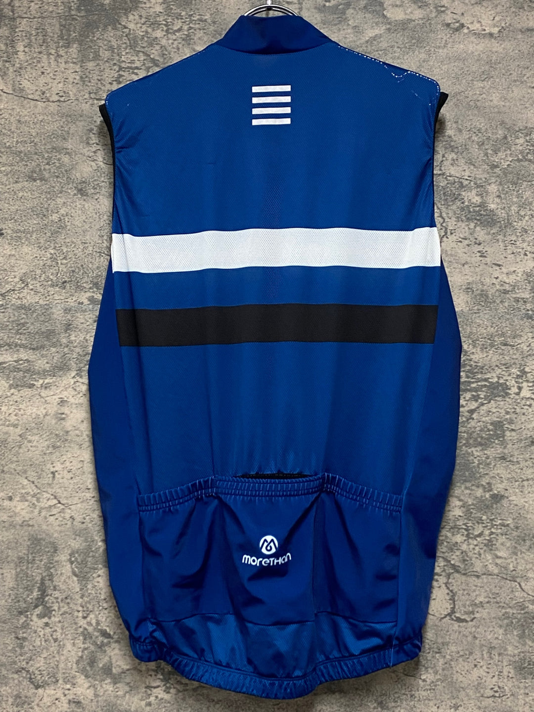 KB556 モーゼン MORETHAN ジレ サイクルベスト 青 XL