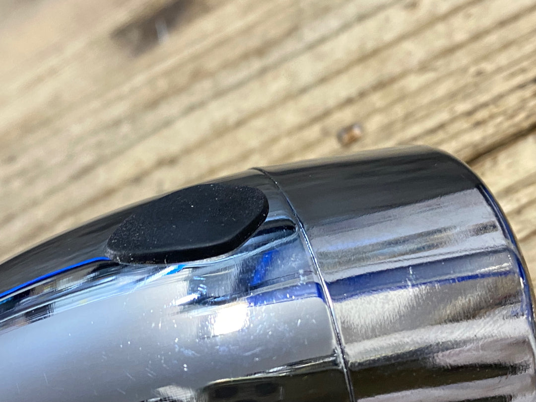 JZ736 ノーブランド 砲弾ライト フロントライト 電池式 シルバー 点灯OK