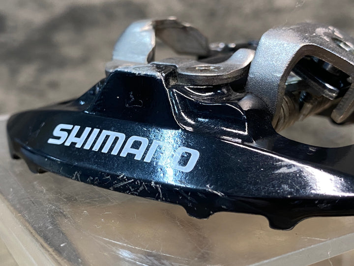 JO034 シマノ SHIMANO PD-A530 ビンディングペダル 片面フラット 黒 SPD