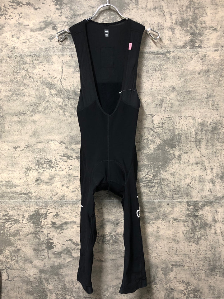 JV383 ラファ Rapha CLASSIC 3/4 BIB SHORTS W/PAD ビブニッカー 黒 S 裏起毛 ※スレ大
