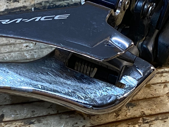 JJ585 シマノ SHIMANO デュラエース FD-R9150 フロントディレイラー 2S Di2 電動 動作確認済