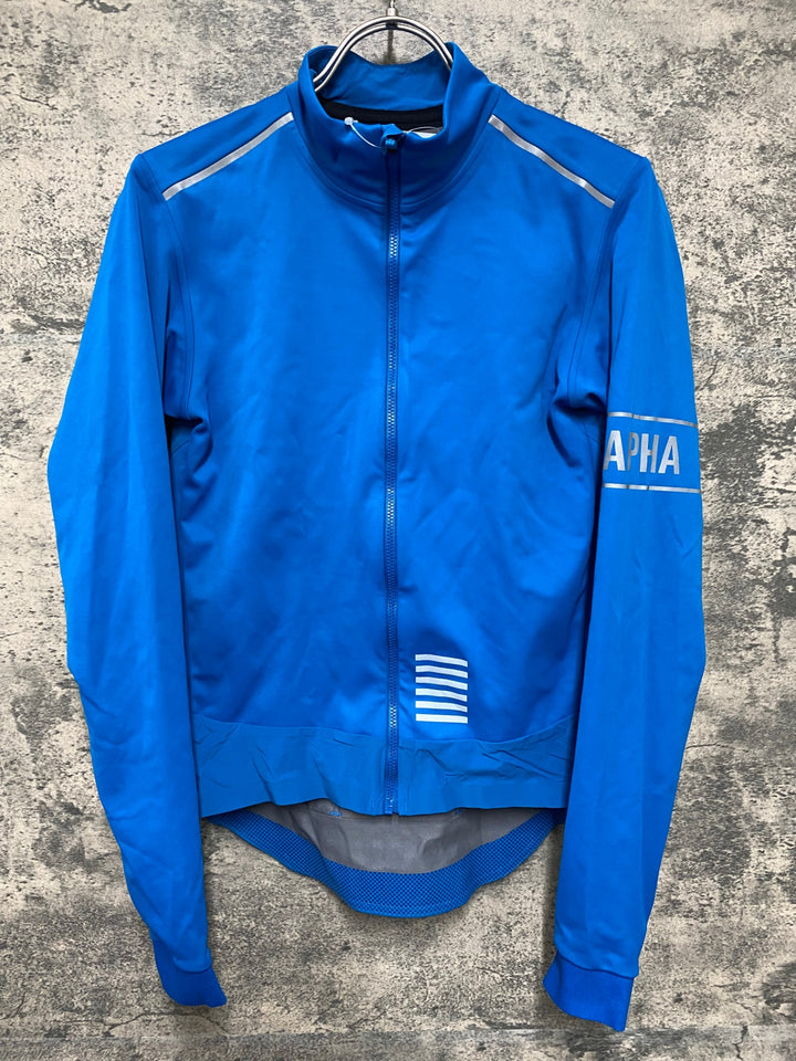 JV379 ラファ Rapha MEN'S PRO TEAM LS GORE-TEX WINDSTOPPER JERSEY 長袖 サイクルジャージ M ターコイズ GORE-TEX INFINIUM