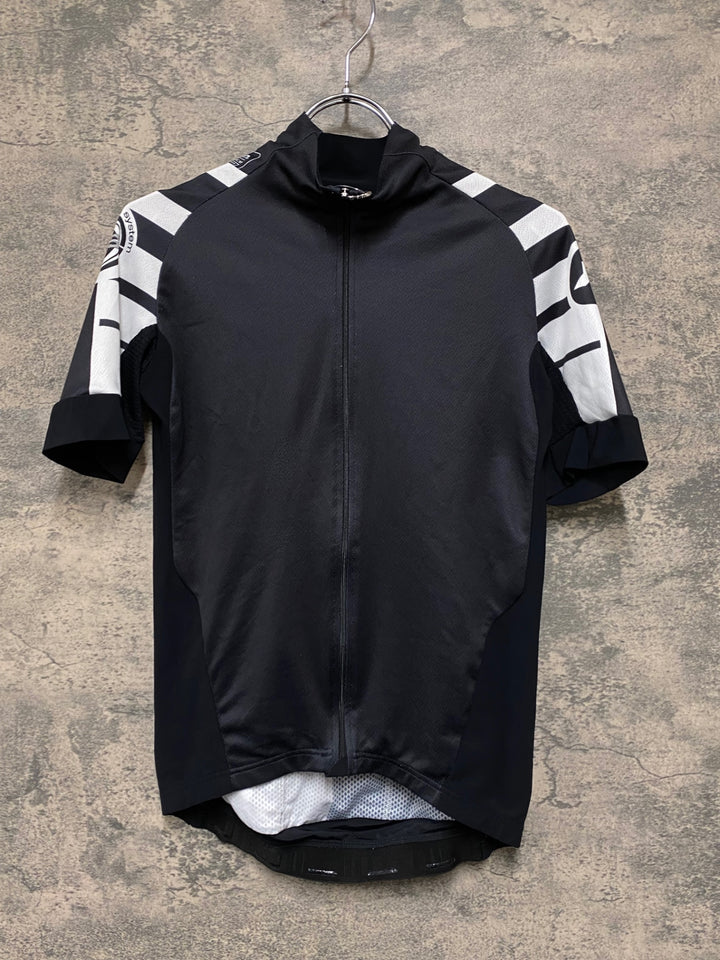 JG623 アソス assos SS.100cento 半袖 サイクルジャージ 黒白 S