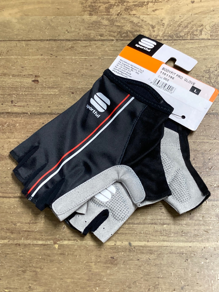 KB779 スポーツフル sportful 指切 グローブ 黒 L
