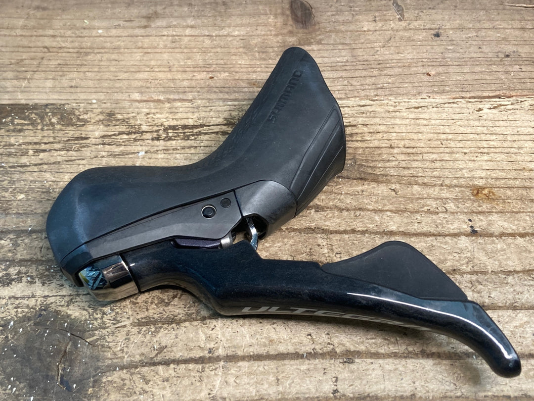 JI304 シマノ SHIMANO アルテグラ ULTEGRA ST-R8020 左 STIレバー 前期 油圧 ※固定クラックの為ジャンク