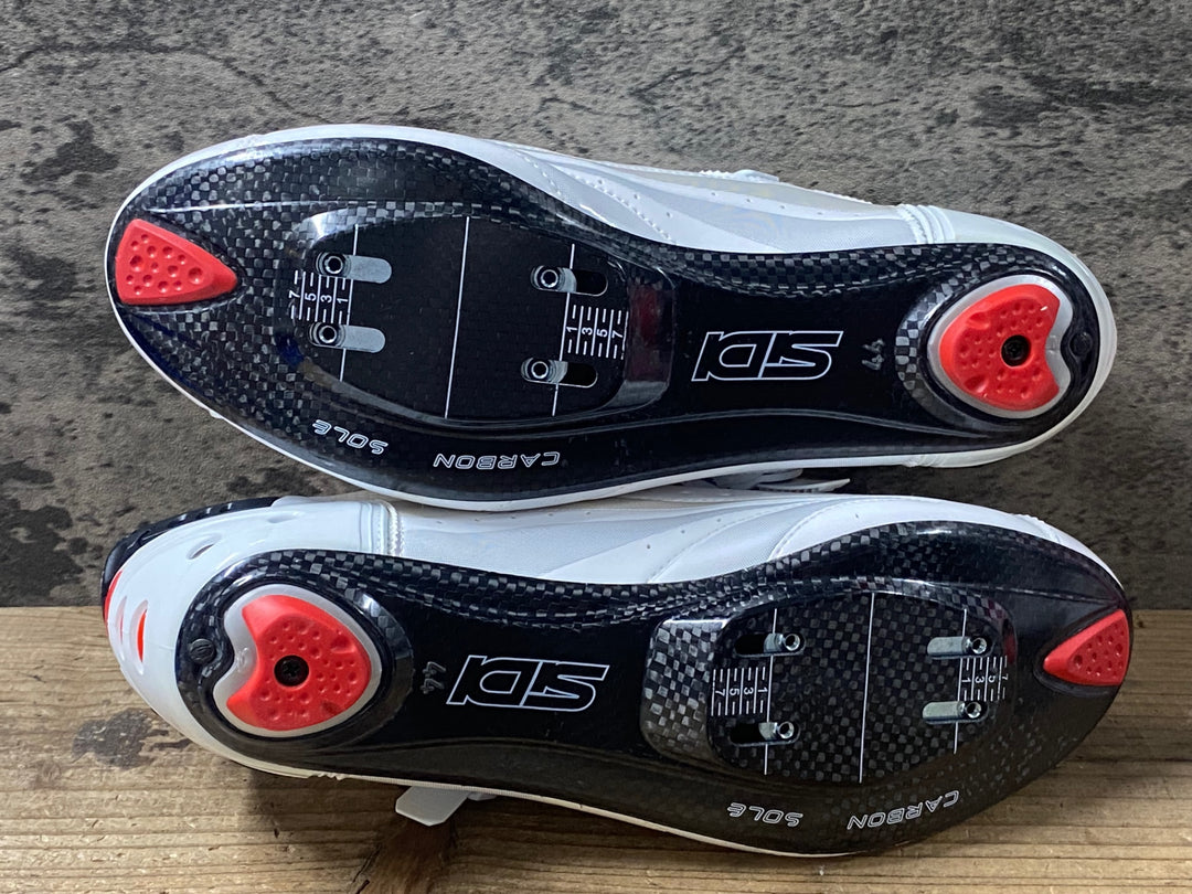 KI021 SIDI エルゴ カーボン ERGO3 CARBON ビンディングシューズ 白 EU44