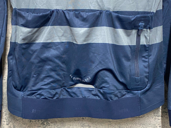 KA628 ラファ Rapha RCC PRO TEAM LONG SLEEVE JERSEY 長袖 サイクルジャージ ネイビー L