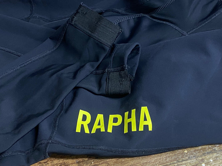 KM628 ラファ Rapha PRO TEAM ビブタイツ 黒 XS ※擦れあり