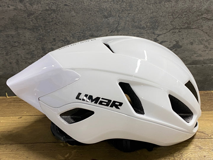 KL367 リマール LIMAR AIR ATLAS UAP -GLOSSY WHITE ヘルメット Sサイズ 52-56cm 2025/12製造