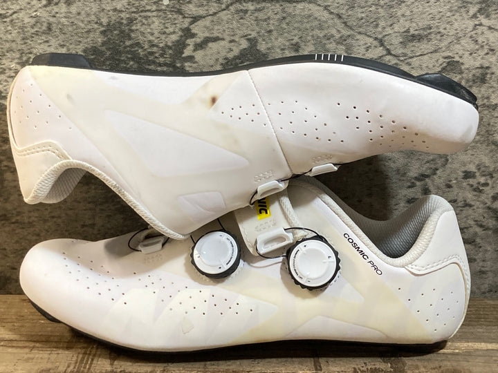 KC476 マヴィック MAVIC COSMIC PRO ビンディングシューズ 白 EU41 1/3 汚れあり