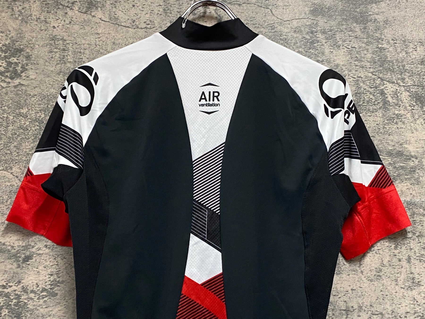 JP881 パールイズミ PEARL iZUMi 半袖サイクルジャージ 黒白赤 L