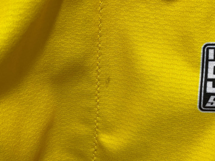 JO640 サンティーニ Santini LA VUELTA 22 半袖 サイクルジャージ 紺 黄色 XL
