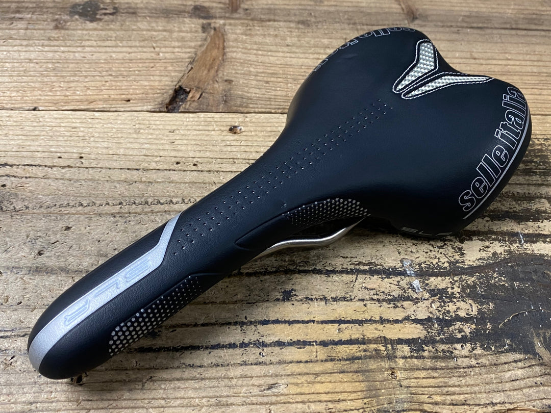 KO332 セライタリア SELLE ITALIA SLR FLOW titanium サドル レール S1 FRICTION FREE 黒
