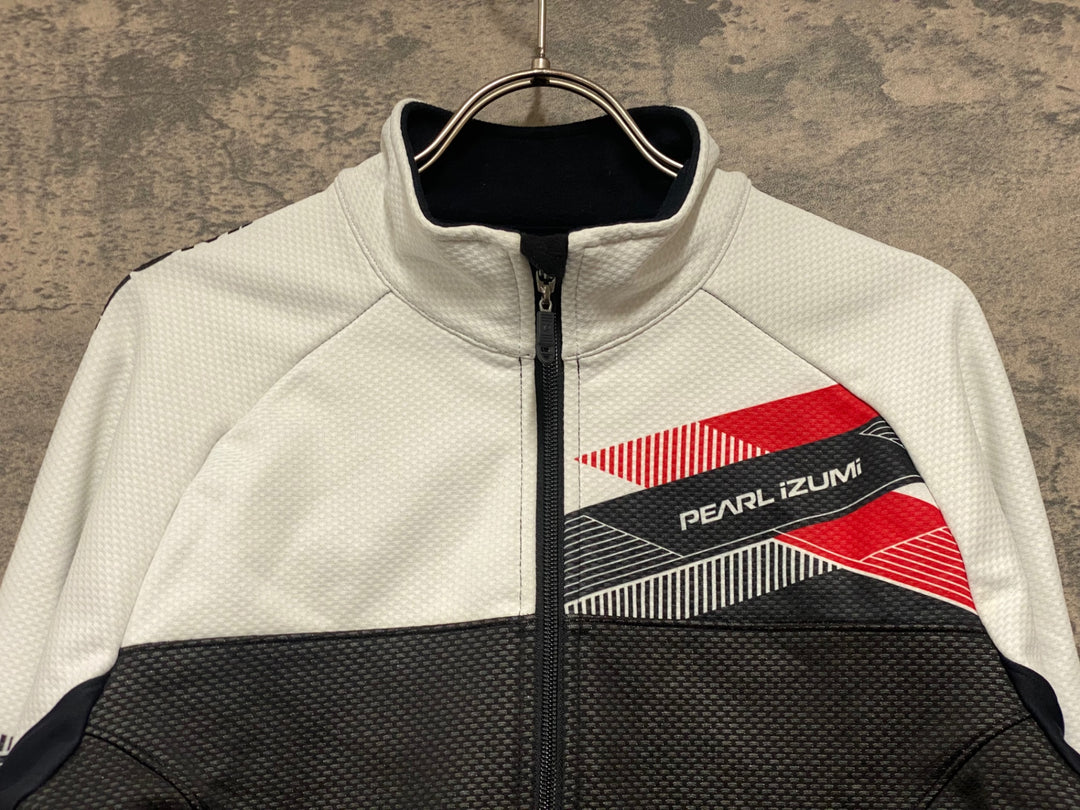 KC229 パールイズミ PEARL iZUMi 長袖サイクルジャケット 白 L 裏起毛