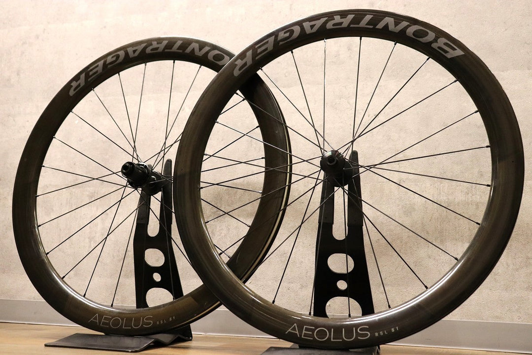 ボントレガー BONTRAGER アイオロス AEOLUS RSL 51 TLR DISC カーボン チューブレスレディ ホイールセット シマノ 12/11S 【さいたま浦和店】