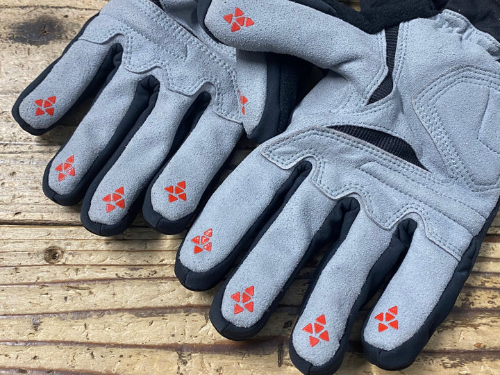 KD569 パールイズミ PEARL iZUMi 長指 ウィンターグローブ 黒 L 裏起毛 HEATER SYSTEM