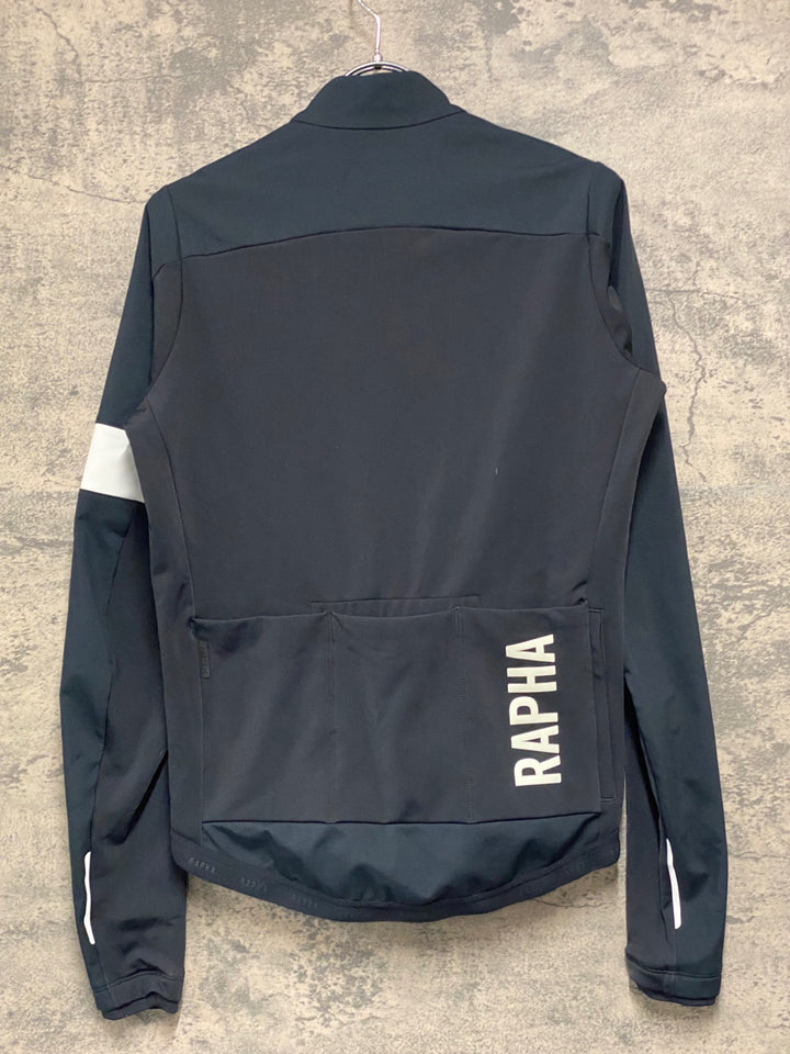 JT511 ラファ Rapha PRO TEAM TRAINING JACKET 長袖サイクルジャケット 黒 M 裏起毛