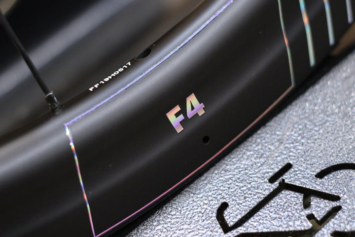 ファストフォワード FAST FORWARD FFWD F4D-FCC DT350 カーボン チューブレスレディ ホイールセット シマノ 11S/12S オイルスリックカラー 【立川店】