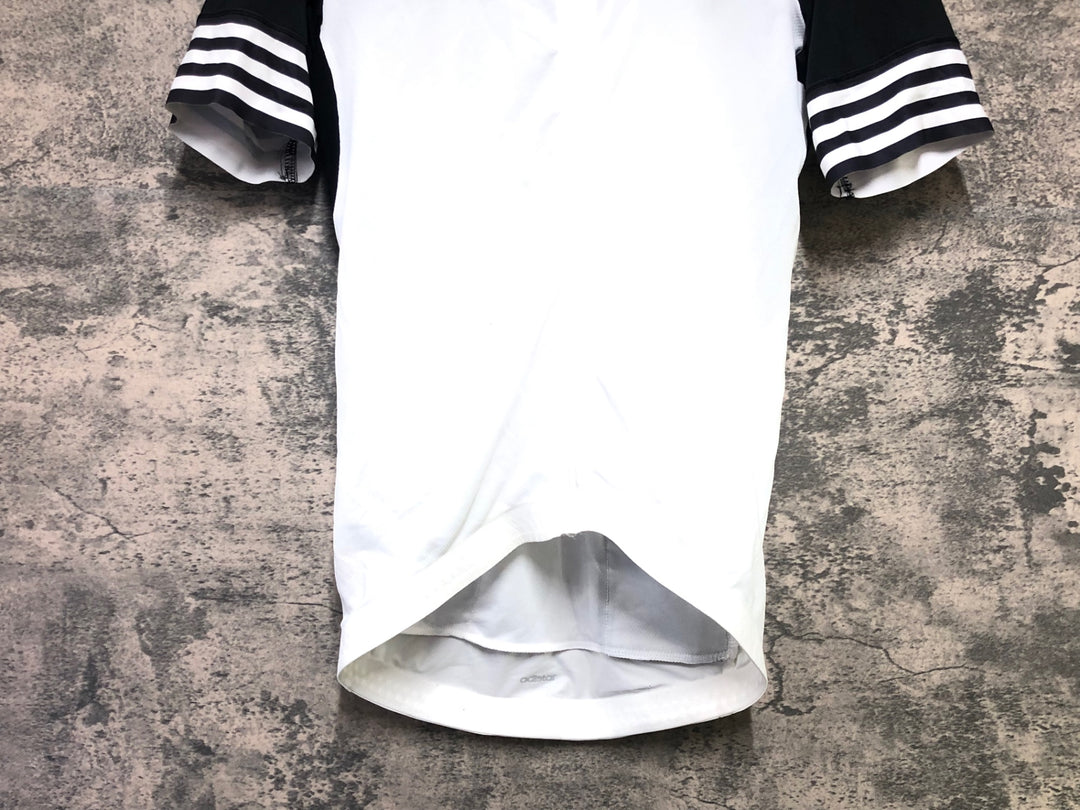 KL252 アディダス adidas 半袖 サイクルジャージ 黒 色 O ※汚れ