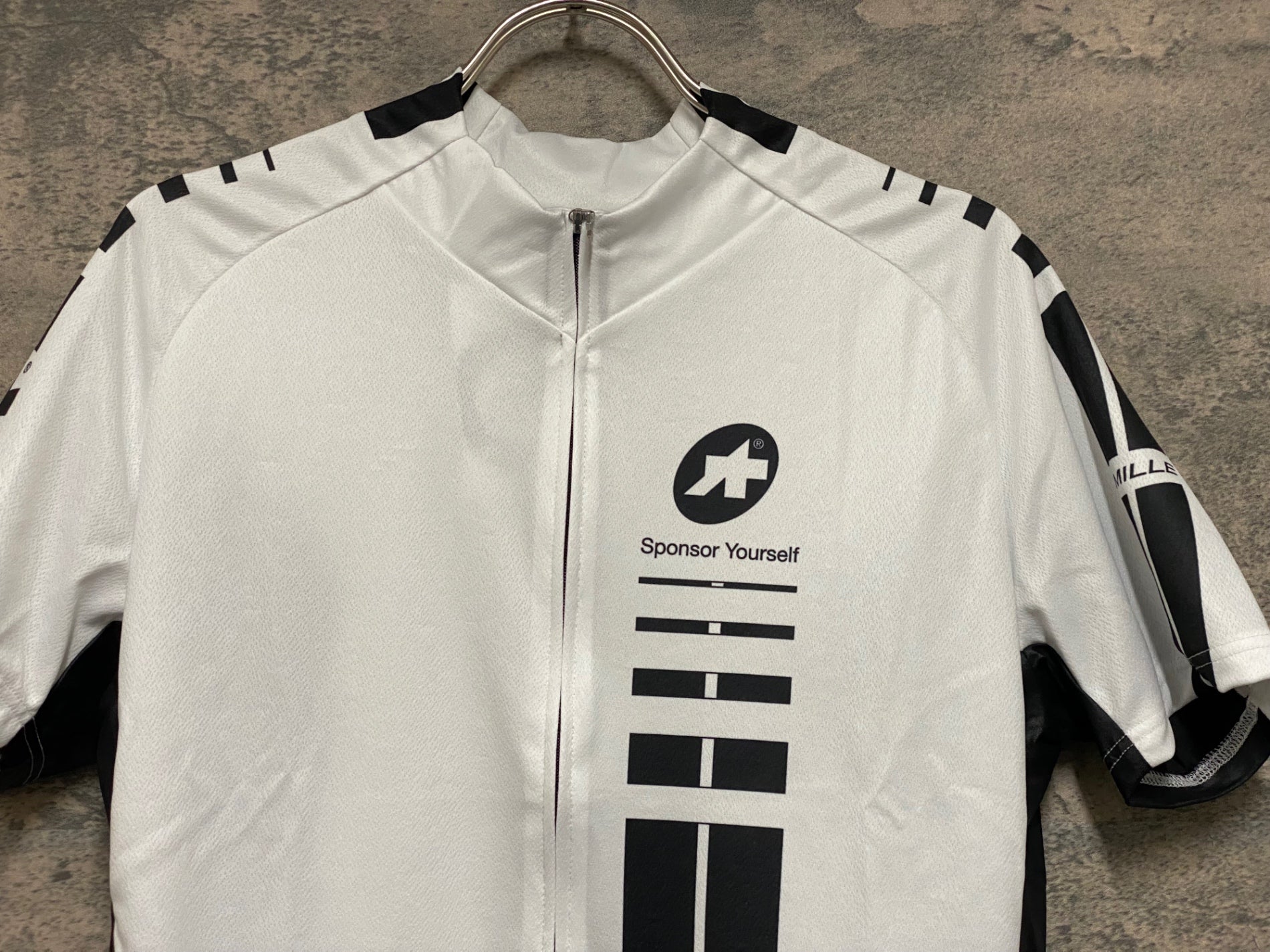 JQ961 アソス ASSOS Jersey Mille SS 半袖 サイクルジャージ 白 M