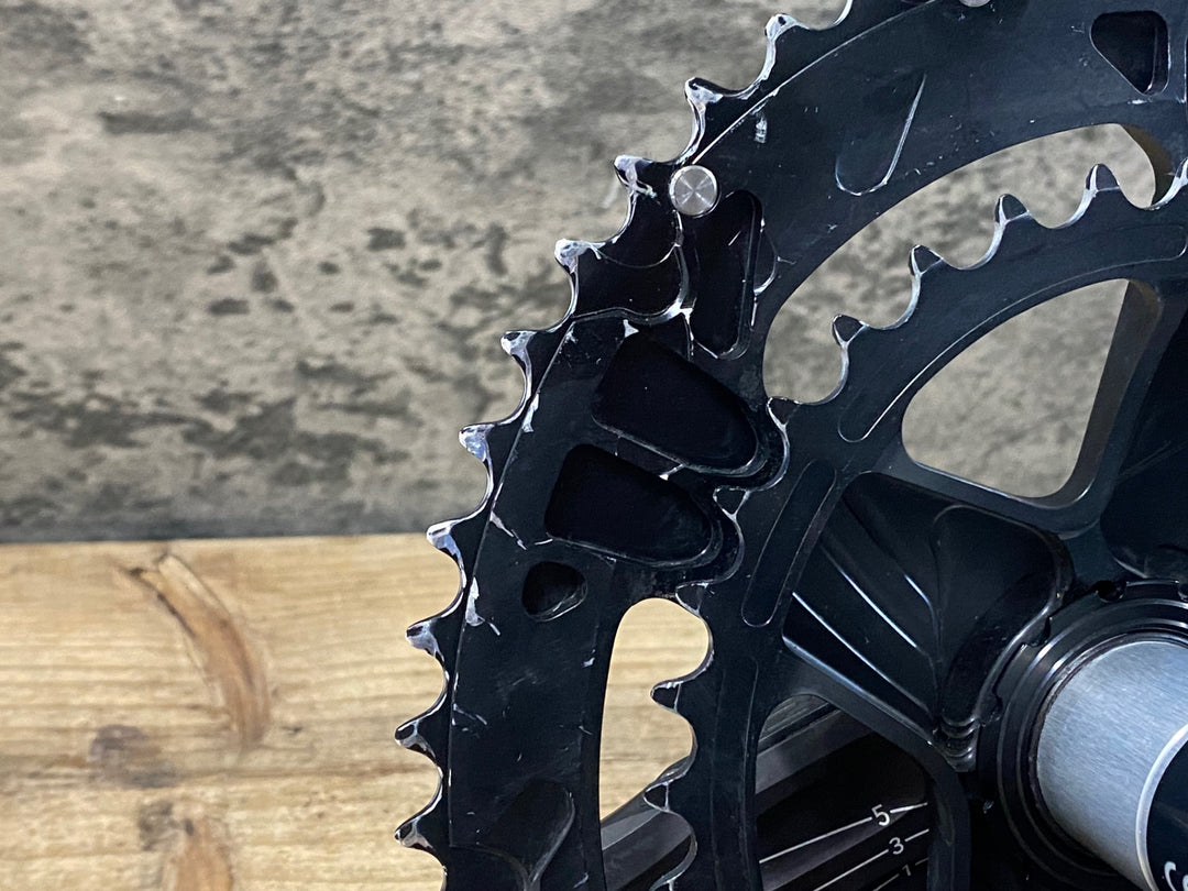 JY210 ローター ROTOR 2IN POWER パワーメーター クランクセット 52/36T 170mm 11S 楕円 Q-RINGS付 動作確認済み 充電ケーブル付属