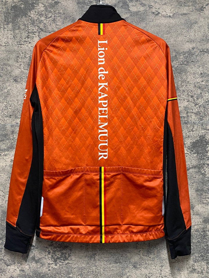 KO399 リオンドカペルミュール Lion de kapelmuur 長袖 サイクルジャケット オレンジ M