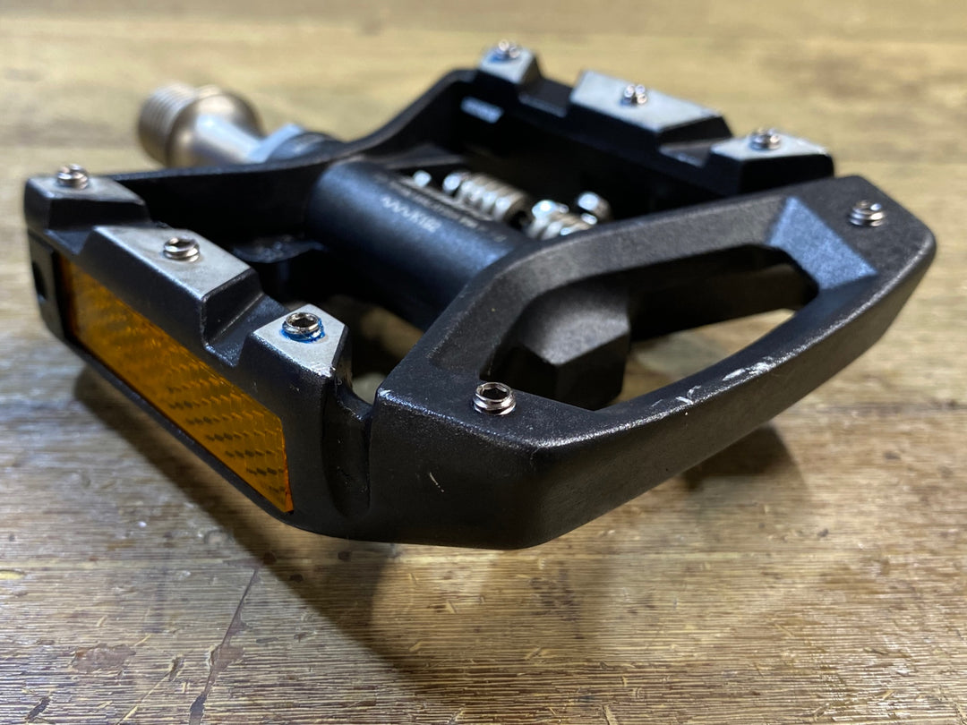 KP376 シマノ SHIMANO DEORE XT PD-T8000 ビンディングペダル 片面SPD 片面フラット
