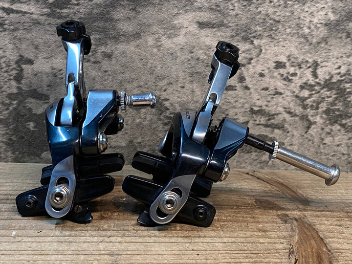 JH063 シマノ SHIMANO デュラエース DURA-ACE BR-9000 キャリパーブレーキ 前後セット ※取付ナット非純正