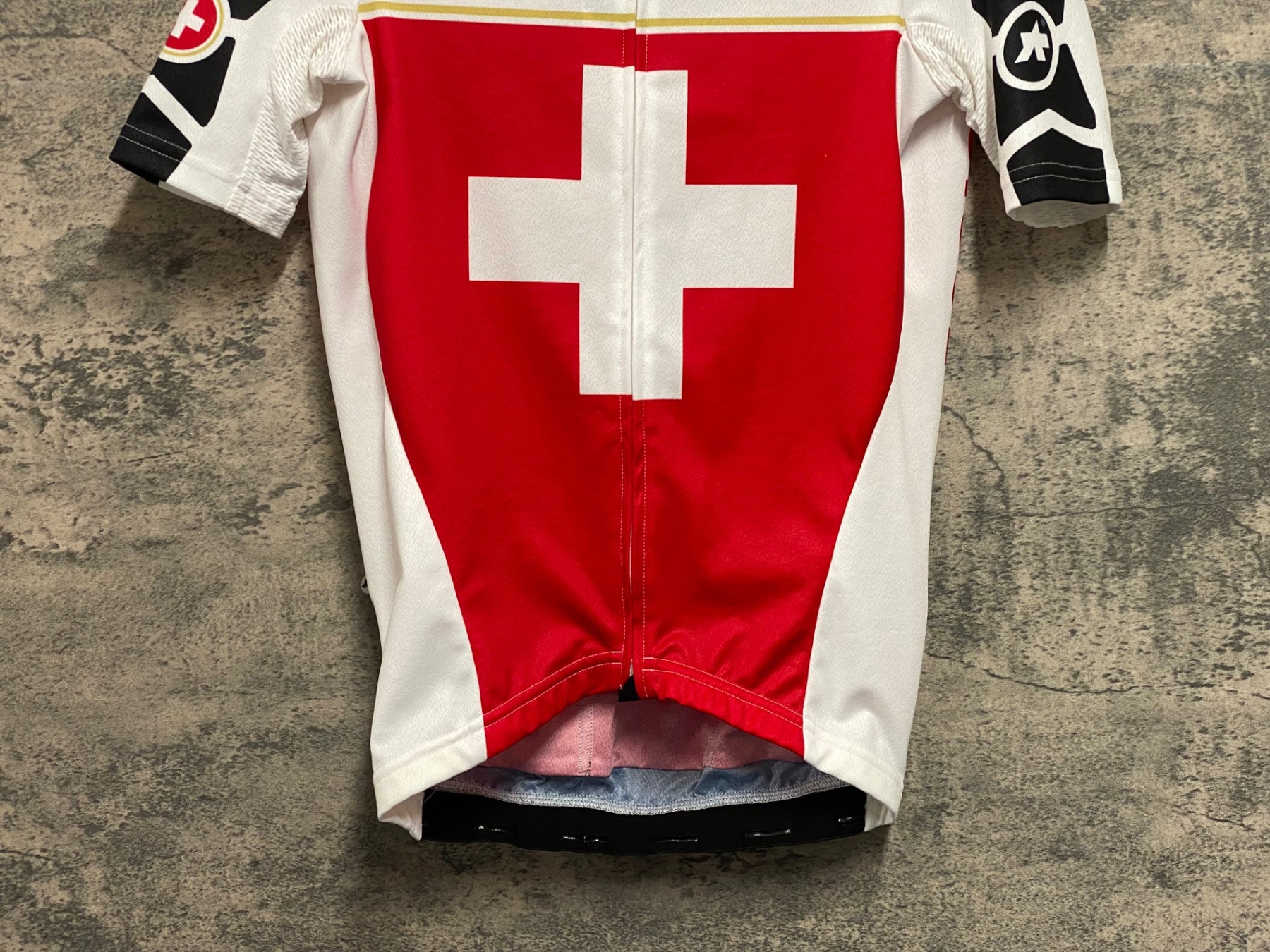 JV207 アソス ASSOS EVO7 半袖 サイクルジャージ 白 赤 XS – BICI