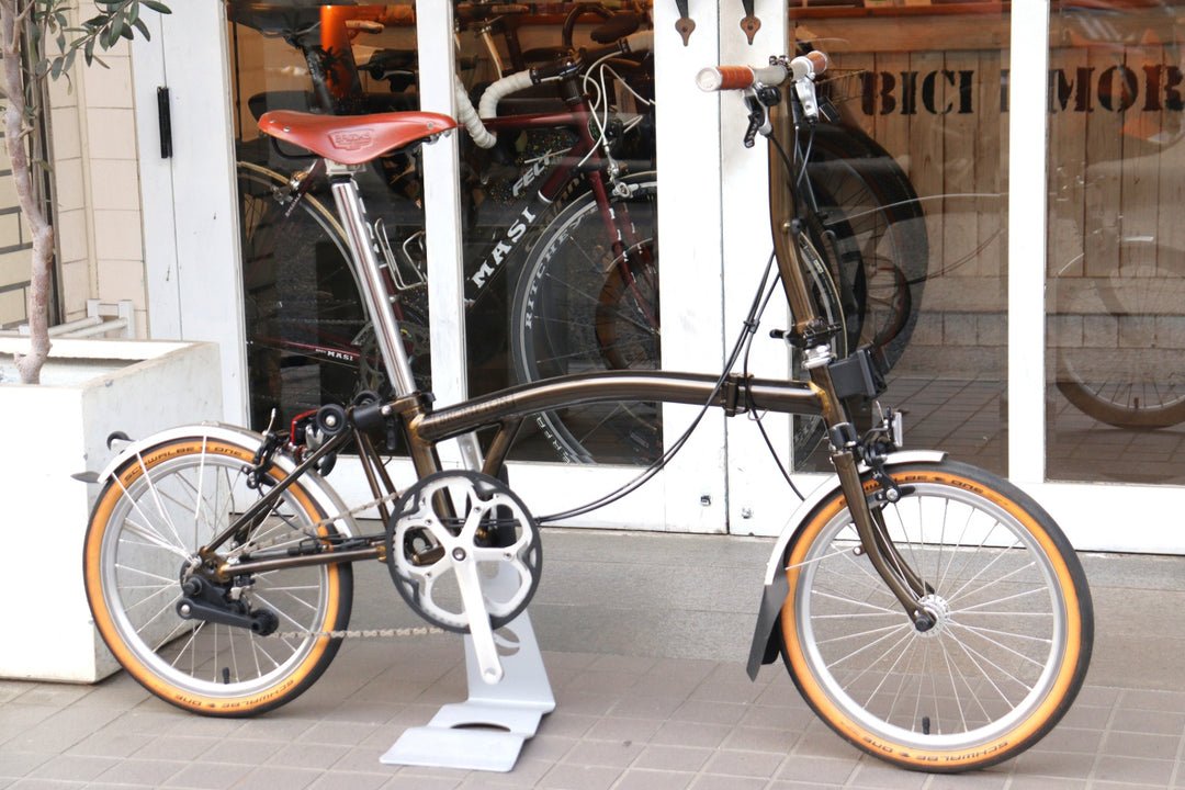 ブロンプトン BROMPTON C LINE URBAN LOW S2L 2022モデル RAWカラー ブラックラッカー ミニベロ 折り畳み 小径車 【横浜店】