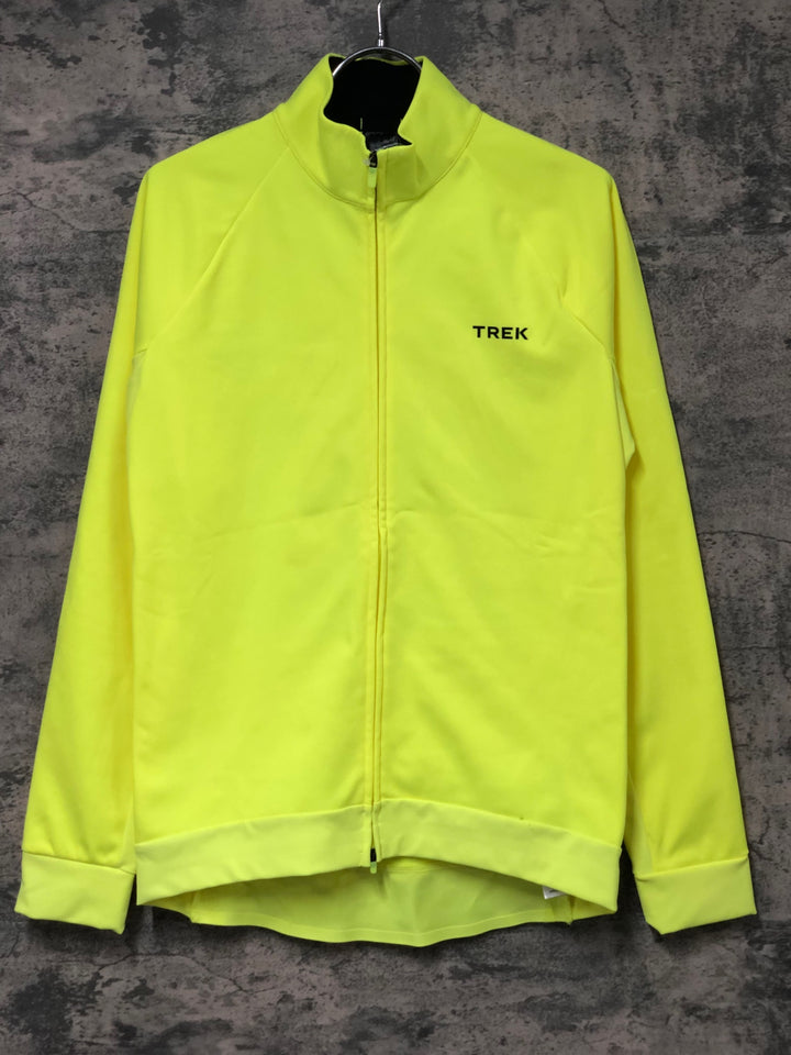 JV775 トレック TREK 長袖 サイクルジャージ 黄 M 裏起毛