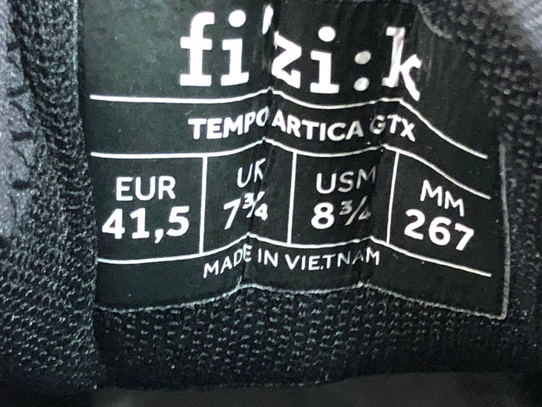 JV043 フィジーク fizik TEMPO ARTICA GTX ビンディングシューズ EU 41.5 白 GORE TEX 3穴 未使用