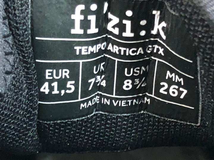 JV043 フィジーク fizik TEMPO ARTICA GTX ビンディングシューズ EU 41.5 白 GORE TEX 3穴 未使用