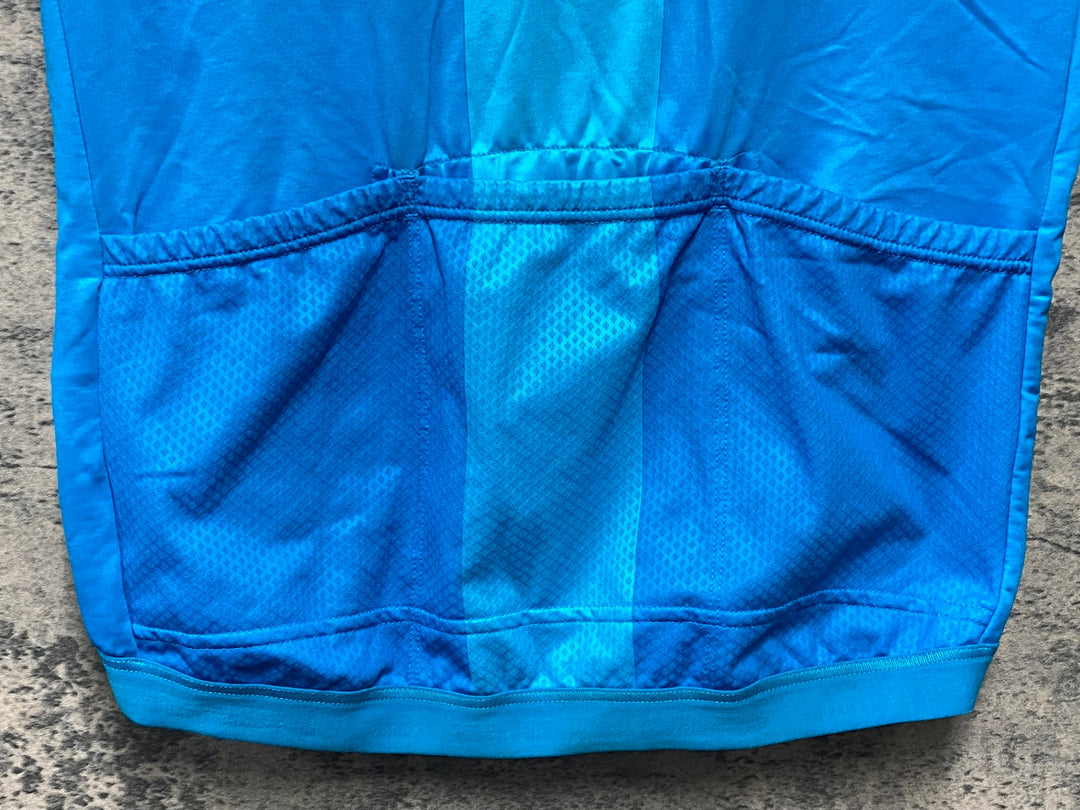 KJ204 ラファ Rapha プロチーム MEN`S PRO TEAM JERSEY 半袖 サイクルジャージ チームスカイ M 青