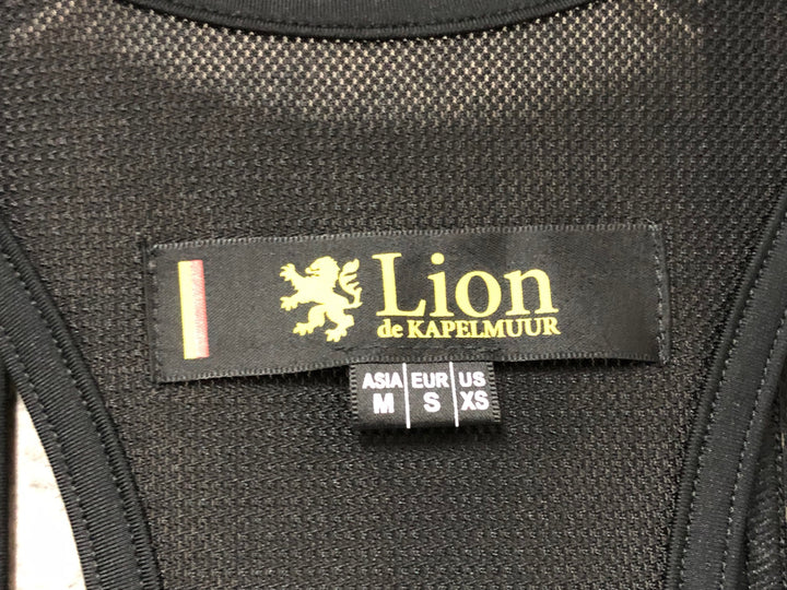 KG278 リオンドカペルミュール Lion de KAPELMUUR ビブタイツ 黒 M 裏起毛