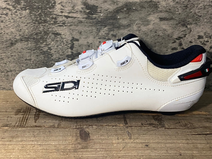 JO620 シディ SIDI SHOT2 ビンディングシューズ 3穴 ダイヤル 白 EU40 1/2