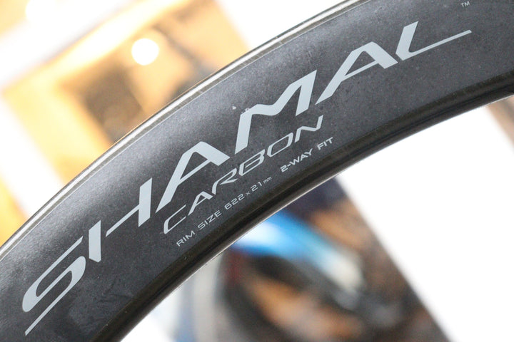 カンパニョーロ CAMPAGNOLO シャマル SHAMAL CARBON DB カーボン チューブレス ホイールセット シマノ 11/12S 【横浜店】