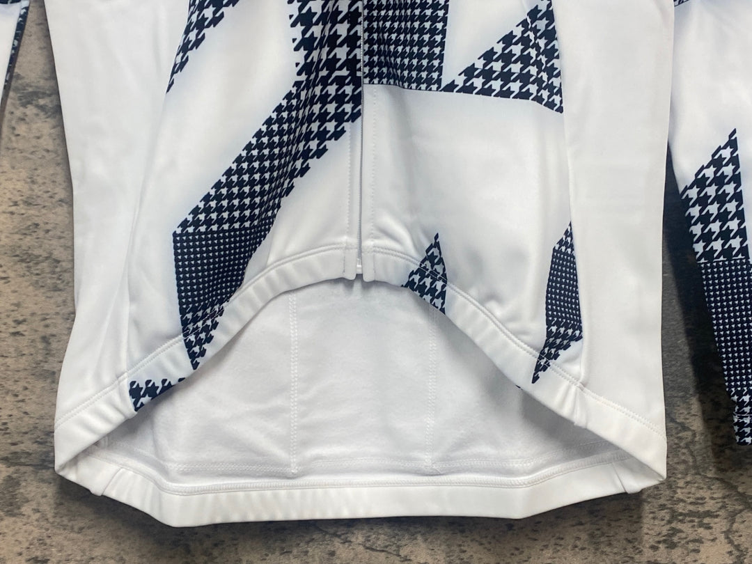 JV997 レリック reric Women's Sugar Long Sleeve Jersey 長袖 サイクルジャージ 白 S 裏起毛 レディース