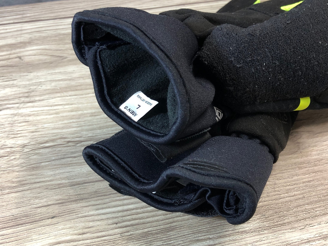 JO171 シマノ SHIMANO ゴアテックス GORE-TEX 長指 グローブ 裏起毛 黒 L