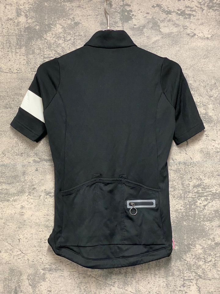 JU475 ラファ Rapha CLASSIC JERSEY 半袖 サイクルジャージ ブラック ピンク XXS 未使用
