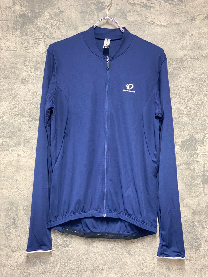 KA704 パールイズミ PEARL iZUMi 長袖 サイクルジャージ 薄手 紺 XLサイズ
