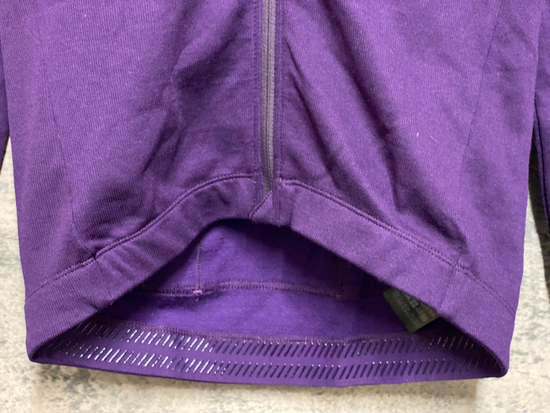 JQ126 イザドア Isadore シグネイチャージャージ Signature Thermal Long Sleeve Jersey 長袖 サイクルジャージ 紫 S