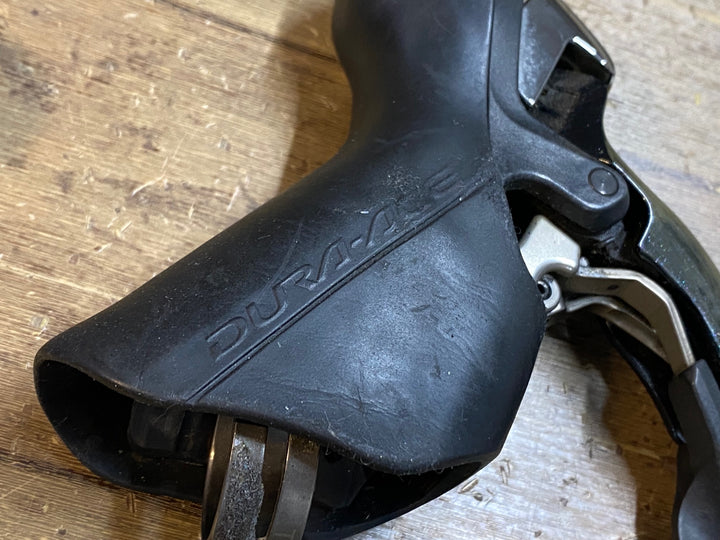 JT227 シマノ SHIMANO デュラエース DURA-ACE ST-7900 STIレバー 2x10s 空打ち ブラケットカバー破れあり ※ジャンク
