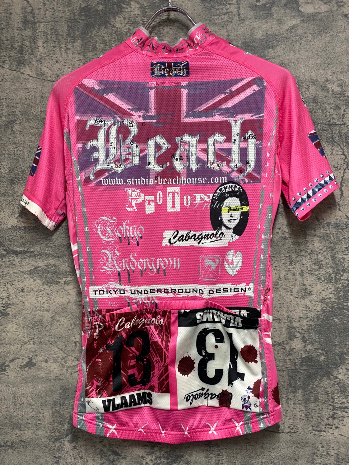 パンダーニ Pandani tokyo underground design 半袖 サイクルジャージ