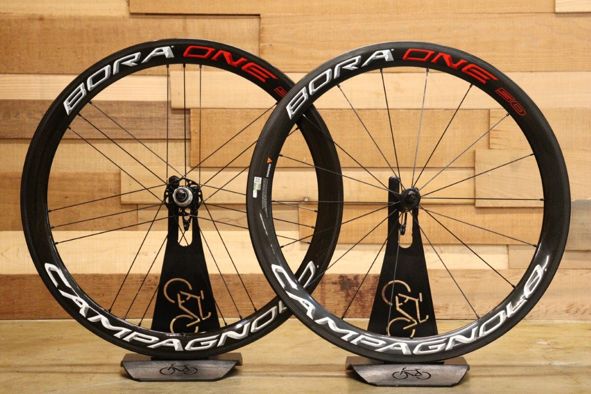 カンパニョーロ CAMPAGNOLO ボーラ ワン BORA ONE 50 TU カーボン チューブラー ホイールセット シマノ 11/12S ワイド  【立川店】