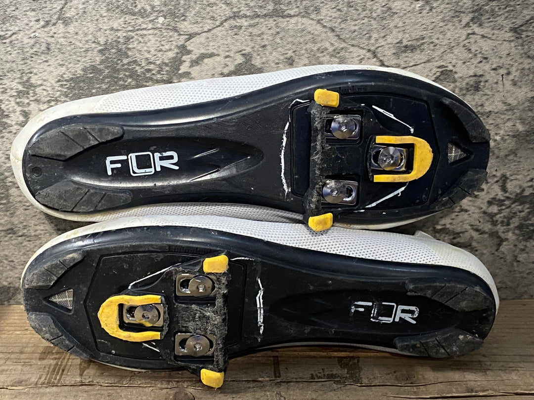 KE198 FLR F-11 ビンディングシューズ 白 EU 44 SPD-SL 汚れ