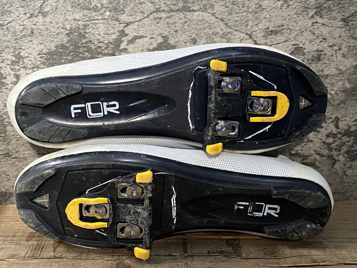 KE198 FLR F-11 ビンディングシューズ 白 EU 44 SPD-SL 汚れ