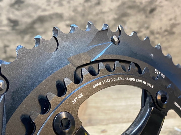 JV824 スラム SRAM Red 22 カーボン クランクセット 170mm 53/39T XGideR BCD130 11s GXP