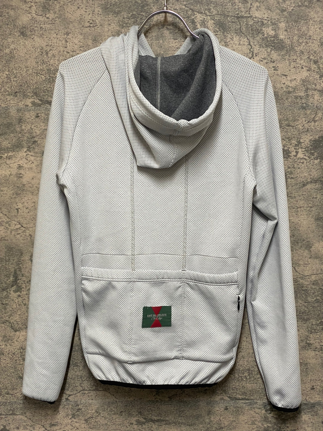 JQ526 カフェドシクリステ Cafe du Cycliste solenne man 長袖 フーティー 白 XS