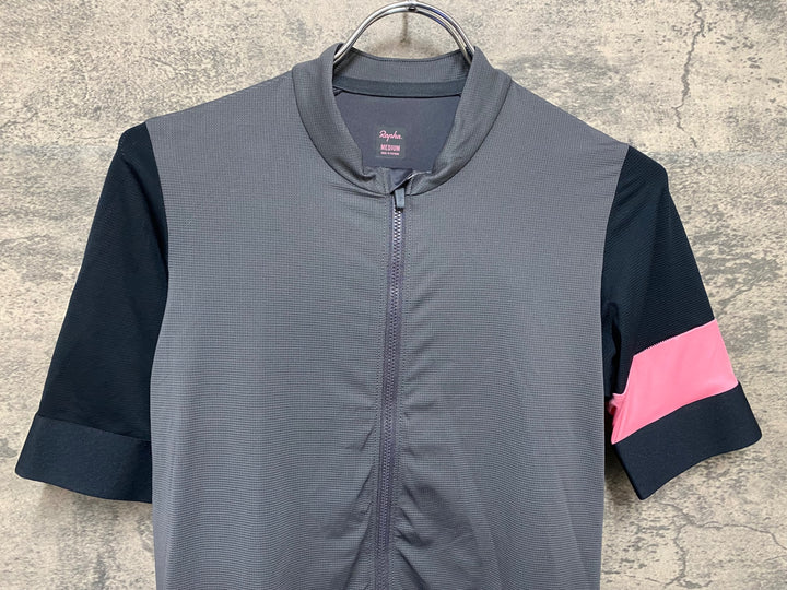 KR165 ラファ Rapha PRO TEAM TRAINING JERSEY 半袖 サイクルジャージ グレー M